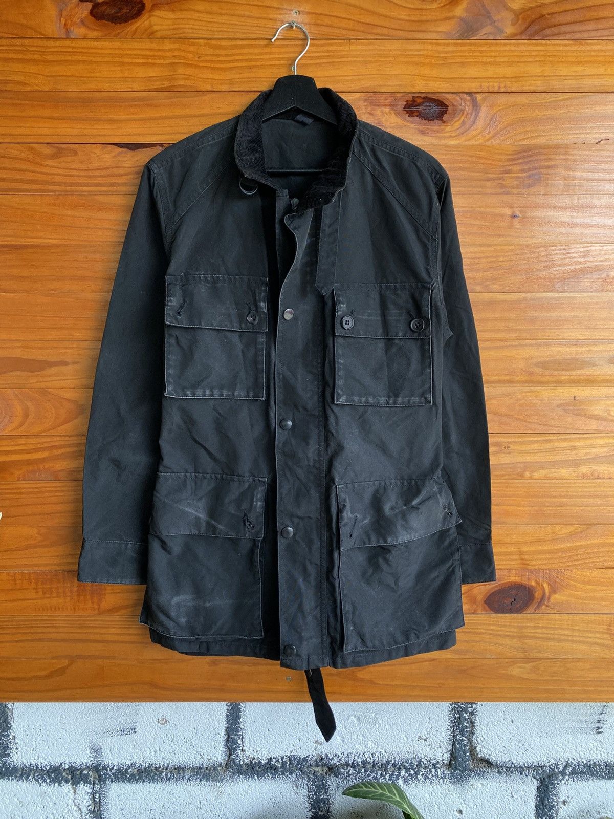 Margaret Howell Margaret Howell MEN Black Field Jacket Military Workwear Size US S / EU 44-46 / 1 - 3 Thumbnail