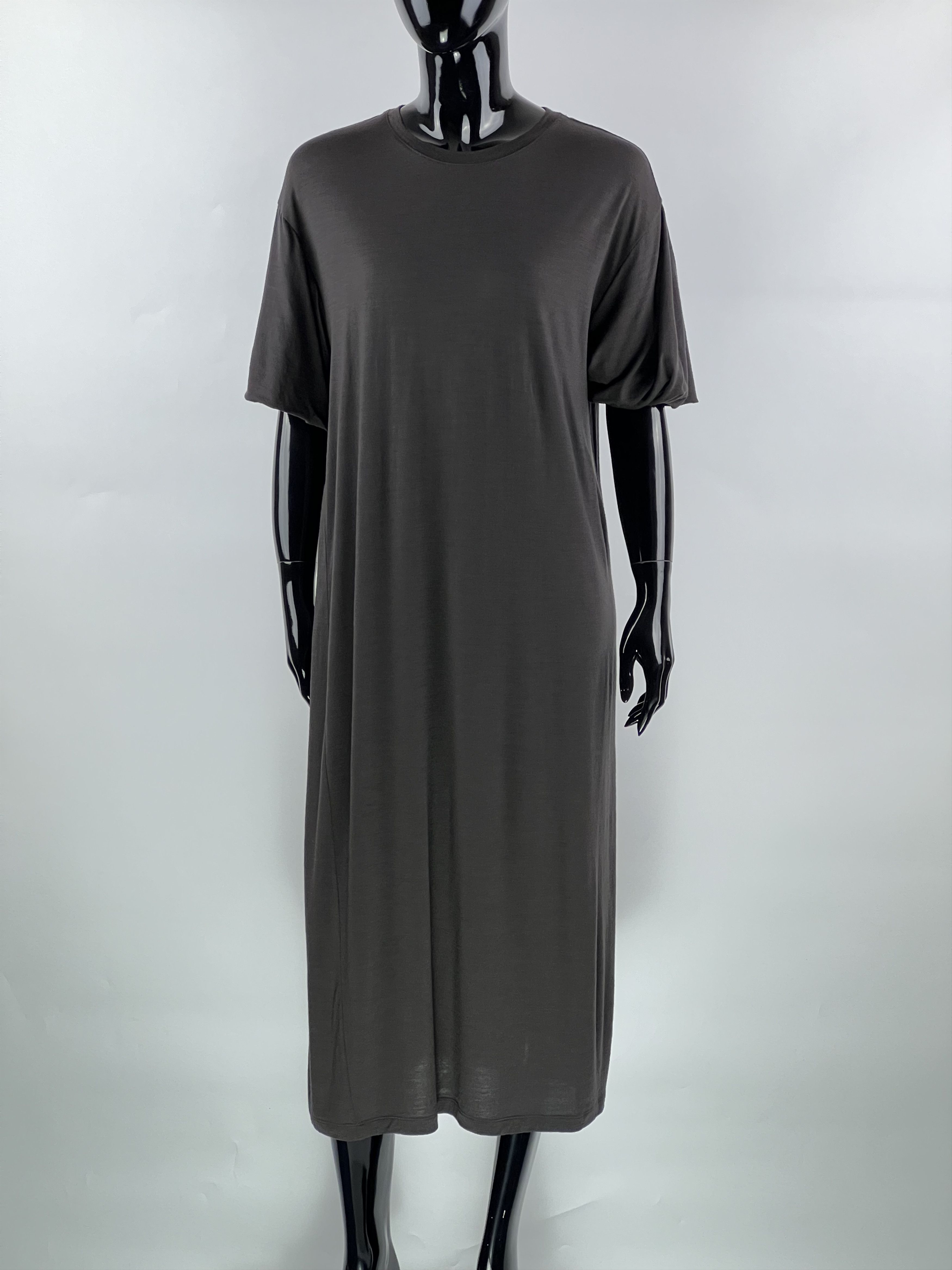 Icebreaker Icebreaker Brown Wool Short Sleeve Midi Dress Size S Size S / US 4 / IT 40 - 1 Thumbnail