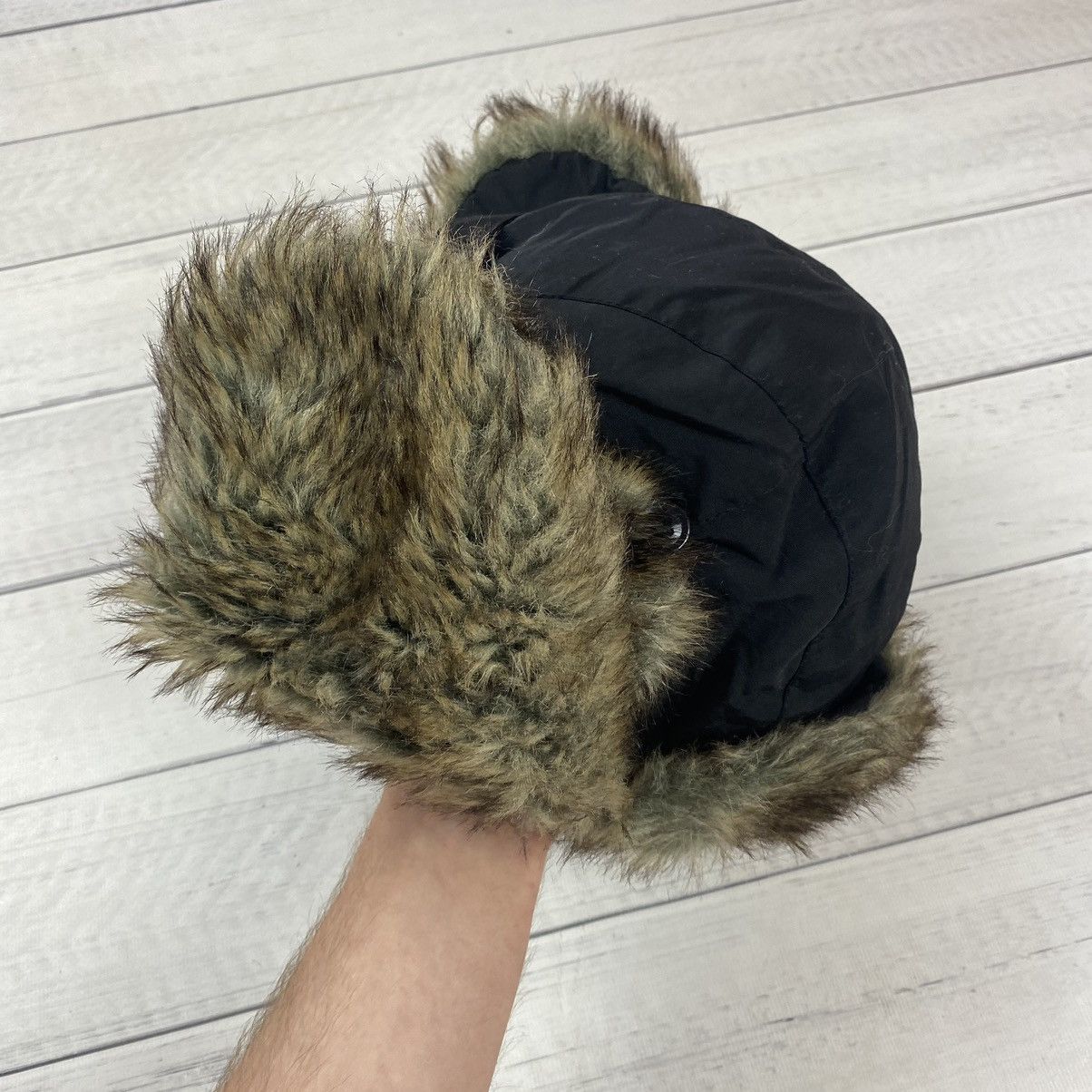 Other Y2K HYPE FUZZY MOHAIRE AVIATOR USSR USHANKA HAT Size ONE SIZE - 5 Thumbnail