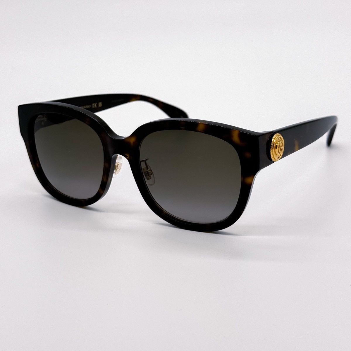Gucci NEW GUCCI GG1409SK 002 ROUND BROWN GREY WOMEN SUNGLASSES Size ONE SIZE - 4 Thumbnail
