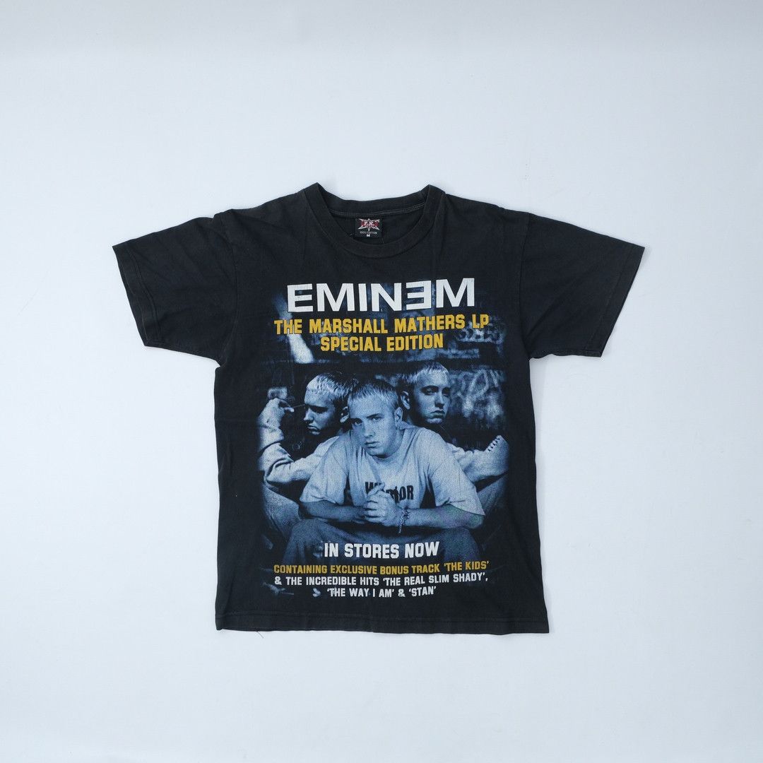 Band Tees 2000s Bootleg Eminem The Marshall Mathers LP Spesial Edition Size US M / EU 48-50 / 2 - 1 Thumbnail