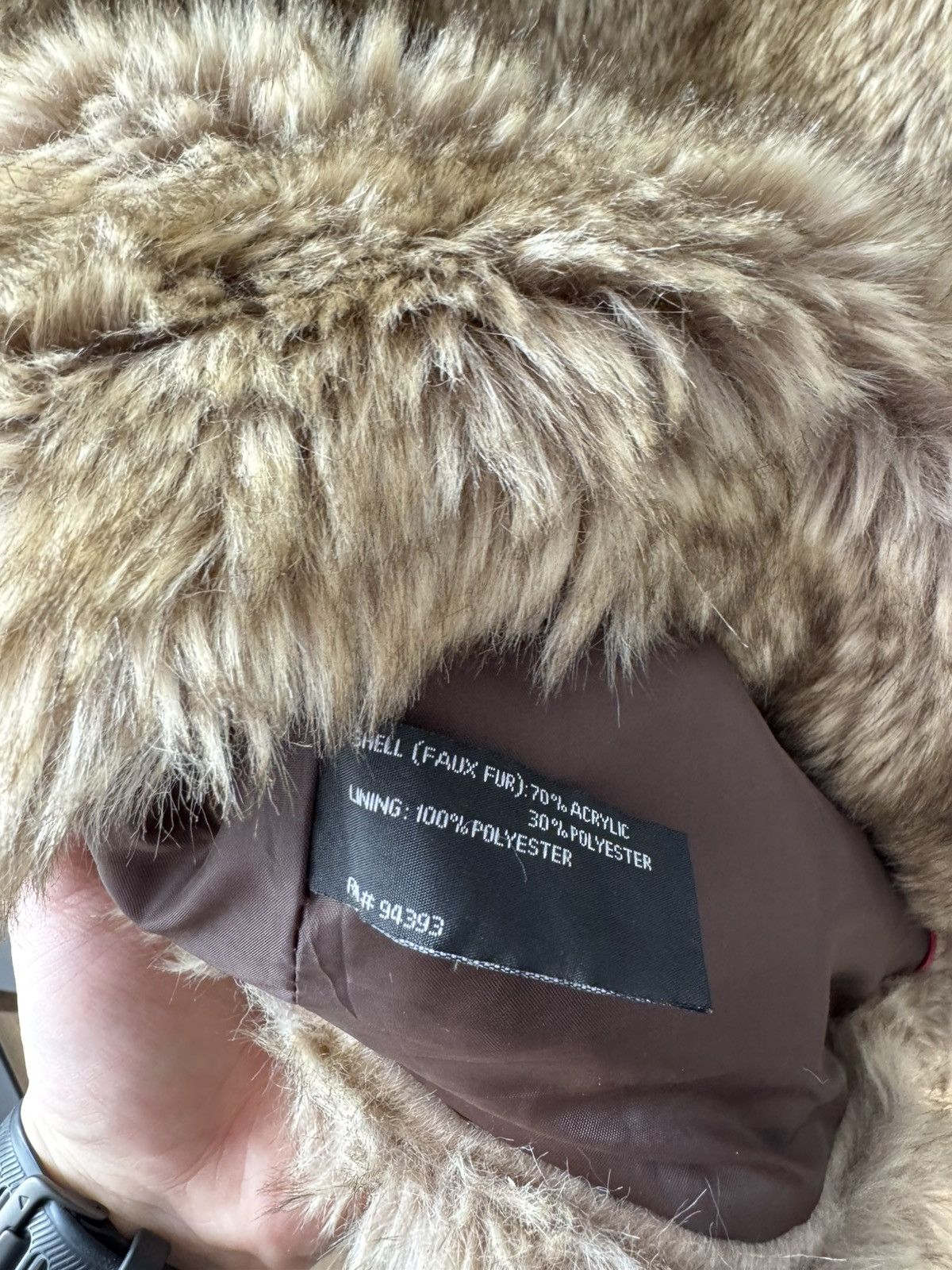 If Six Was Nine × The Unbranded Brand Vintage Real Suede Faux Fur Coat Jacket Size L / US 10 / IT 46 - 7 Thumbnail