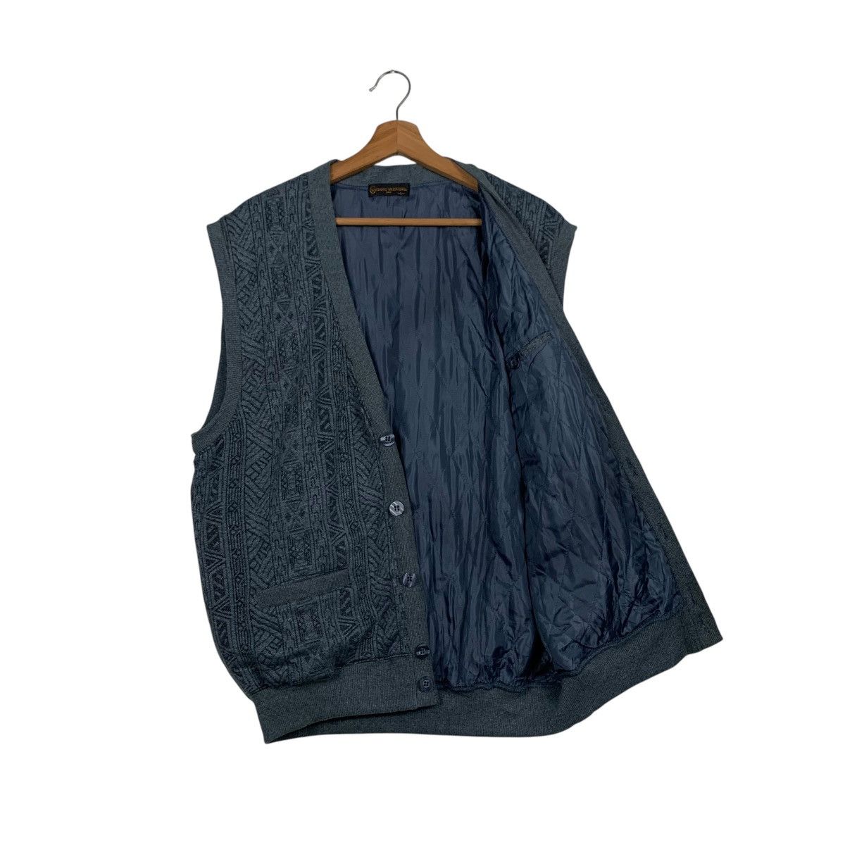 Gianni Valentino Vintage GIANNI VALENTINO Art Print Sweater Vest #1729-C77 Size US L / EU 52-54 / 3 - 7 Thumbnail