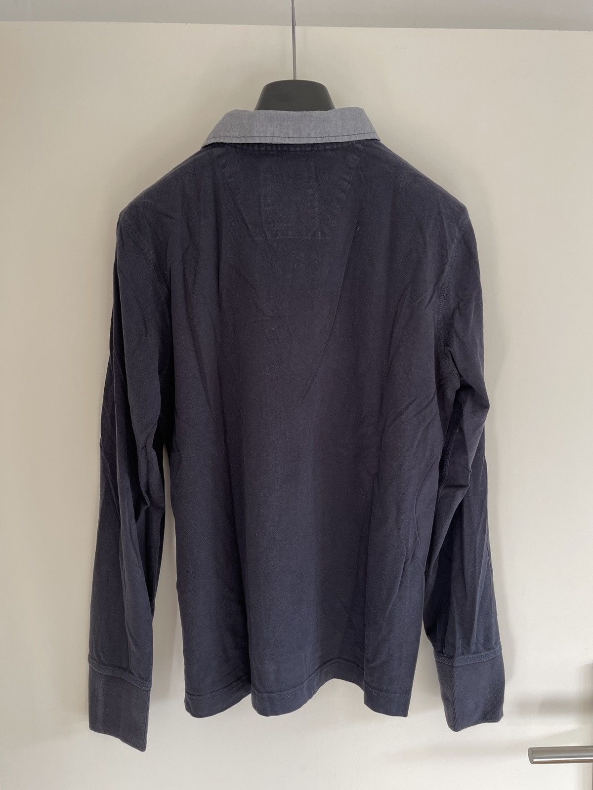 Tom Tailor Tom Tailor De Luxe Navy Blue Polo-Shirt Size M Size US M / EU 48-50 / 2 - 3 Thumbnail