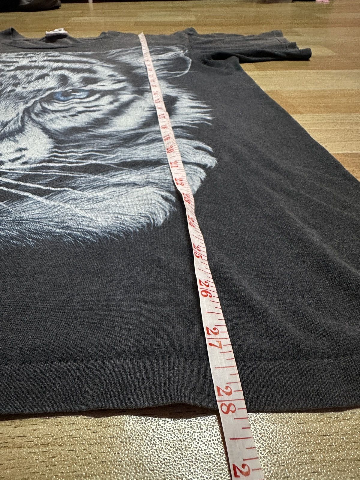 Habitat × Vintage Vintage 1995’s Habitat White Tiger Faded Tee rare Size US XL / EU 56 / 4 - 24 Thumbnail