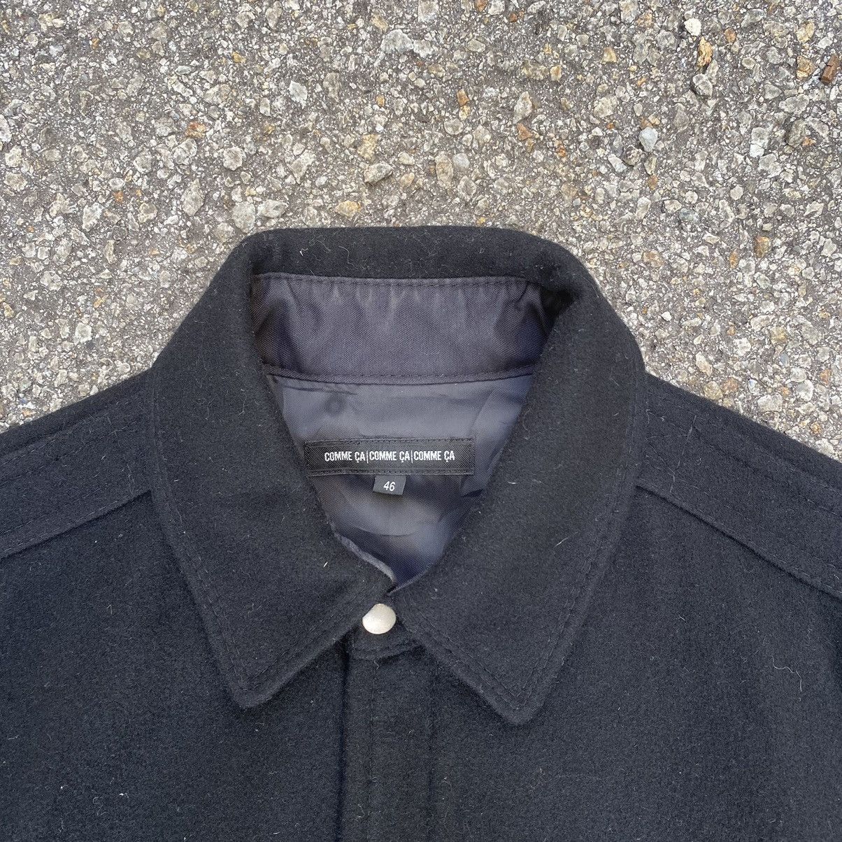 Y's for Men Comme Ca Du Mode Wool Jacket Zip Up Coat Size US S / EU 44-46 / 1 - 4 Thumbnail