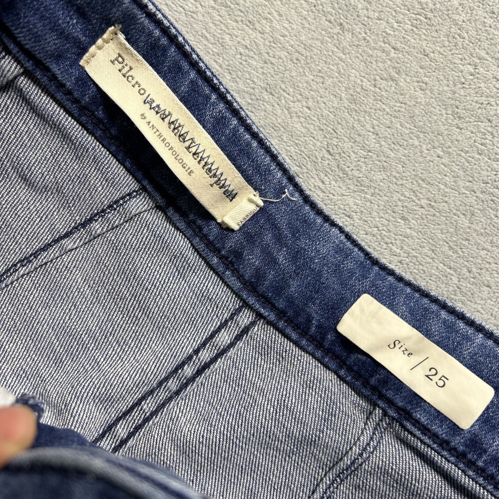 Anthropologie Pilcro Anthropologie Colette Beyond Baggy Jeans SZ 25 27x30 Size 27" / US 4 / IT 40 - 6 Thumbnail