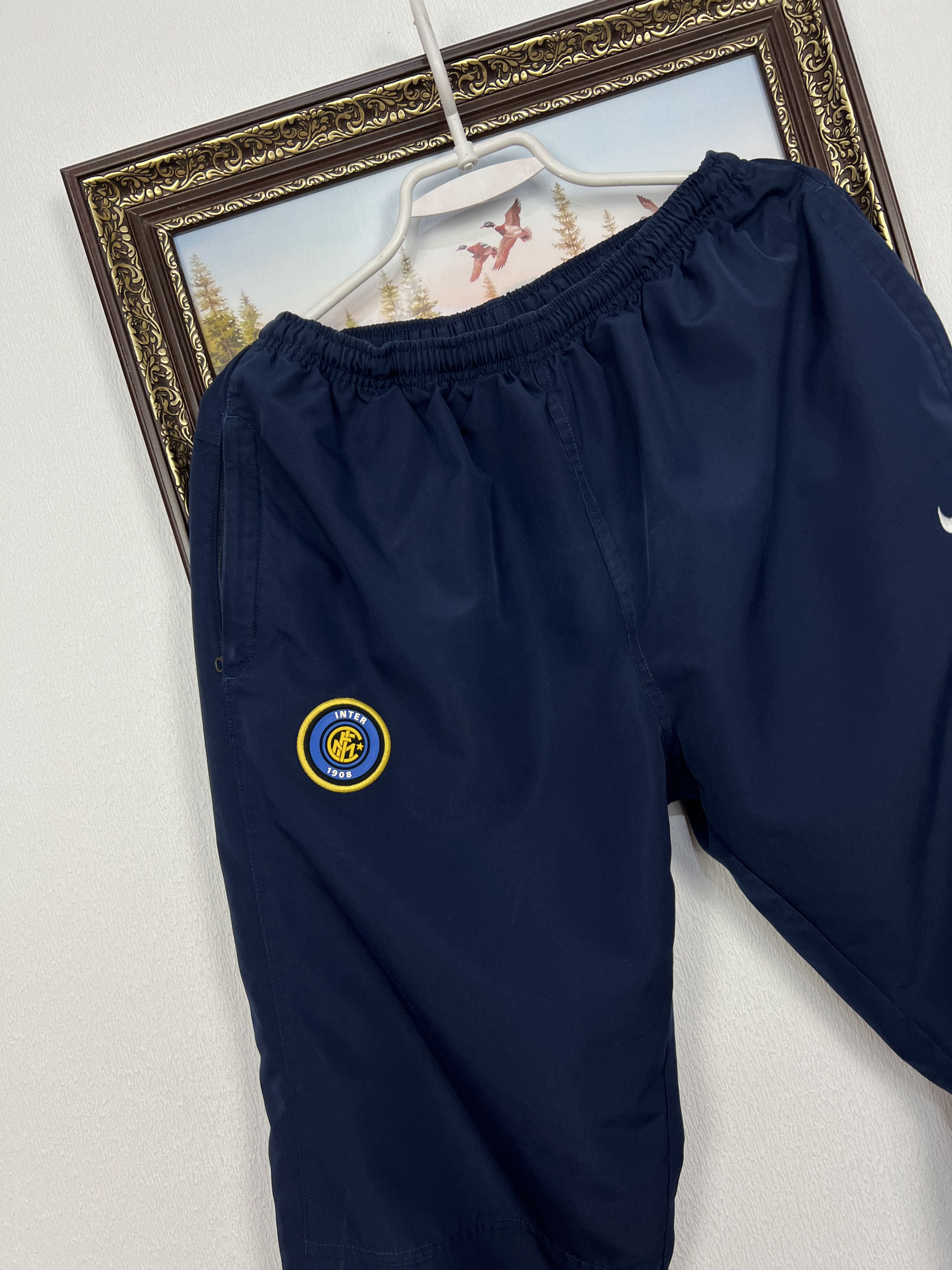 Nike Vintage Nike Inter MIlan Football Pants Soccer Sweatpants Size US 34 / EU 50 - 3 Thumbnail