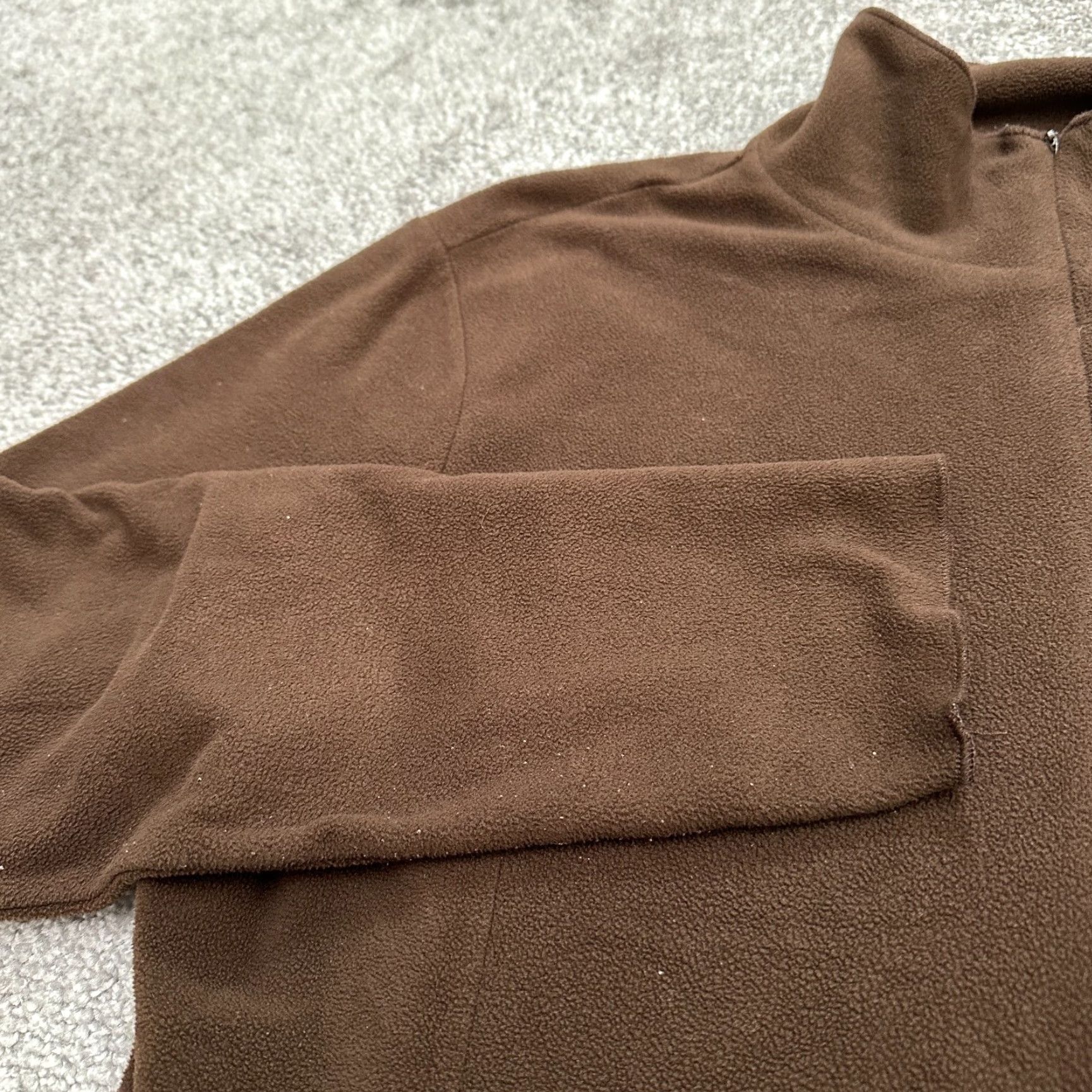 Cutter & Buck Cutter & Buck Lightweight 1/2 Zip Fleece Jacket Womens Large Brown Outdoor Regular Jacket Women L Brown All Seasons Pockets” Size L / US 10 / IT 46 - 5 Thumbnail