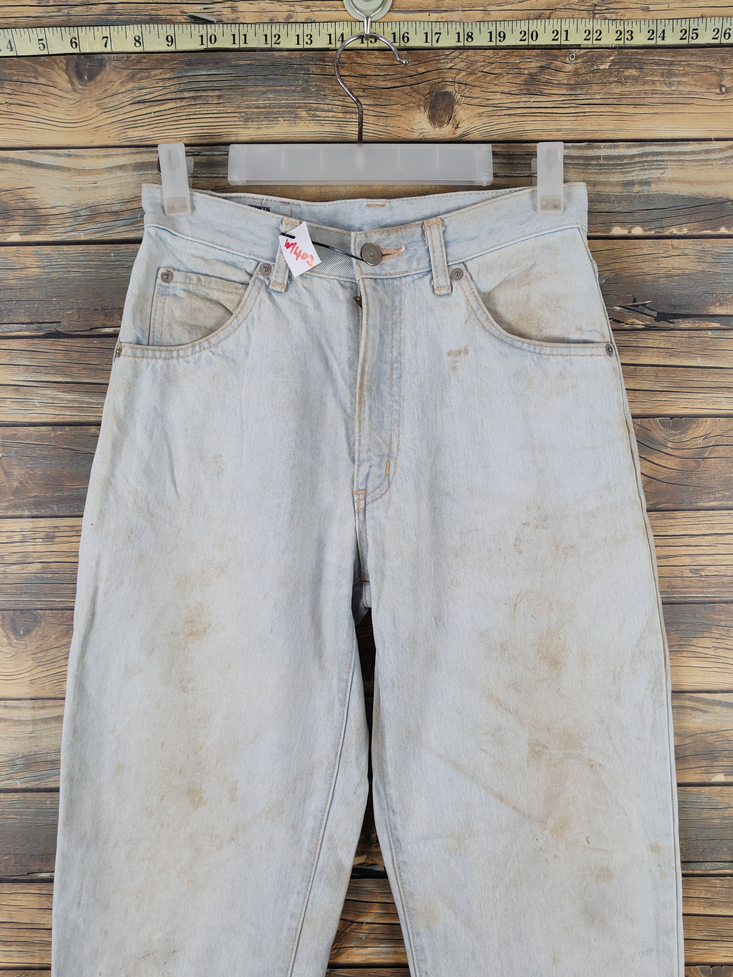 Edwin Edwin Light Blue Distressed Ripped Jeans #W1402 Size US 27 - 2 Thumbnail