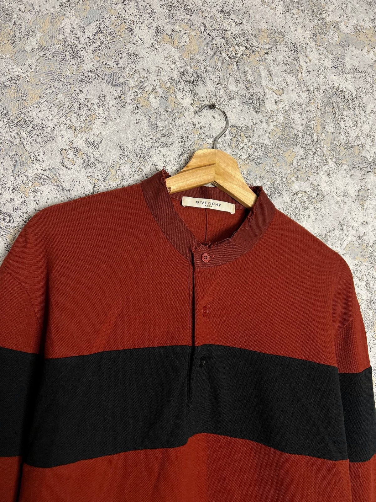 Other Givenchy Stripe Ripped Collard Distressed Long Sleeve Size S Size US S / EU 44-46 / 1 - 2 Thumbnail