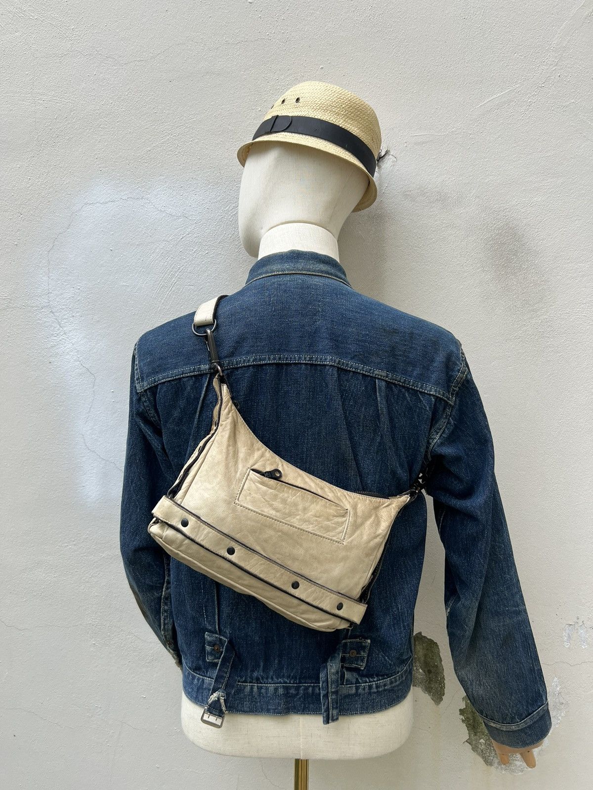 Leather Vintage Zer Japan Dirt Patina Leather Bag Size ONE SIZE - 1 Thumbnail