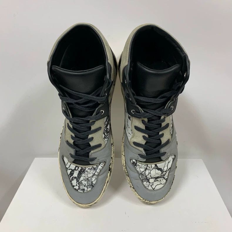 Balenciaga Balenciaga Marble Reflective Sneakers Size 43-2505 Size US 9.5 / IT 39.5 - 3 Thumbnail