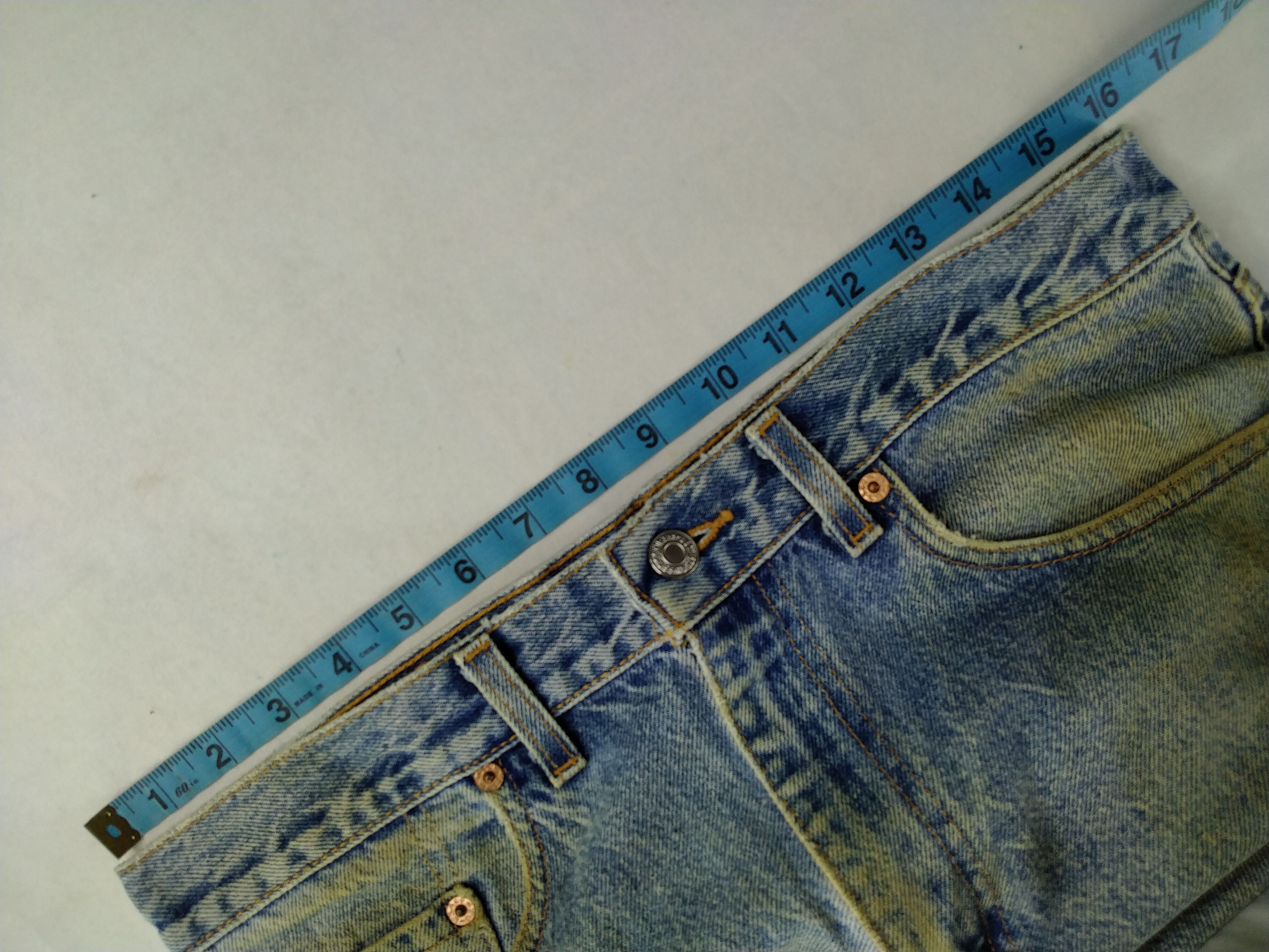 Levi's 90s Dirty Blue Vintage Levi's USA 505 32x29.5 Denim -JN874 Size US 32 / EU 48 - 5 Thumbnail