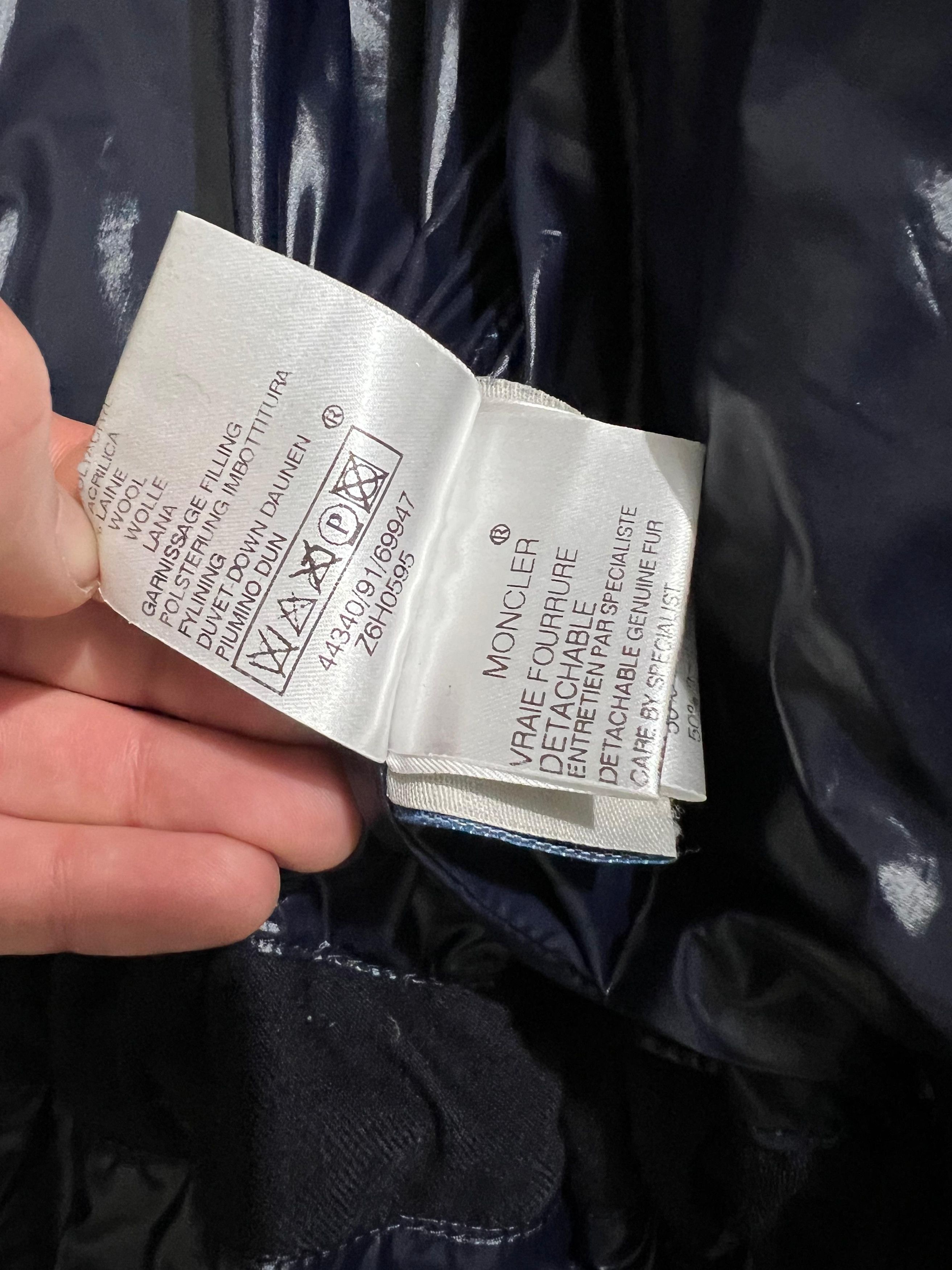 Moncler Moncler Long Wool Parka Navy Size US XL / EU 56 / 4 - 13 Thumbnail