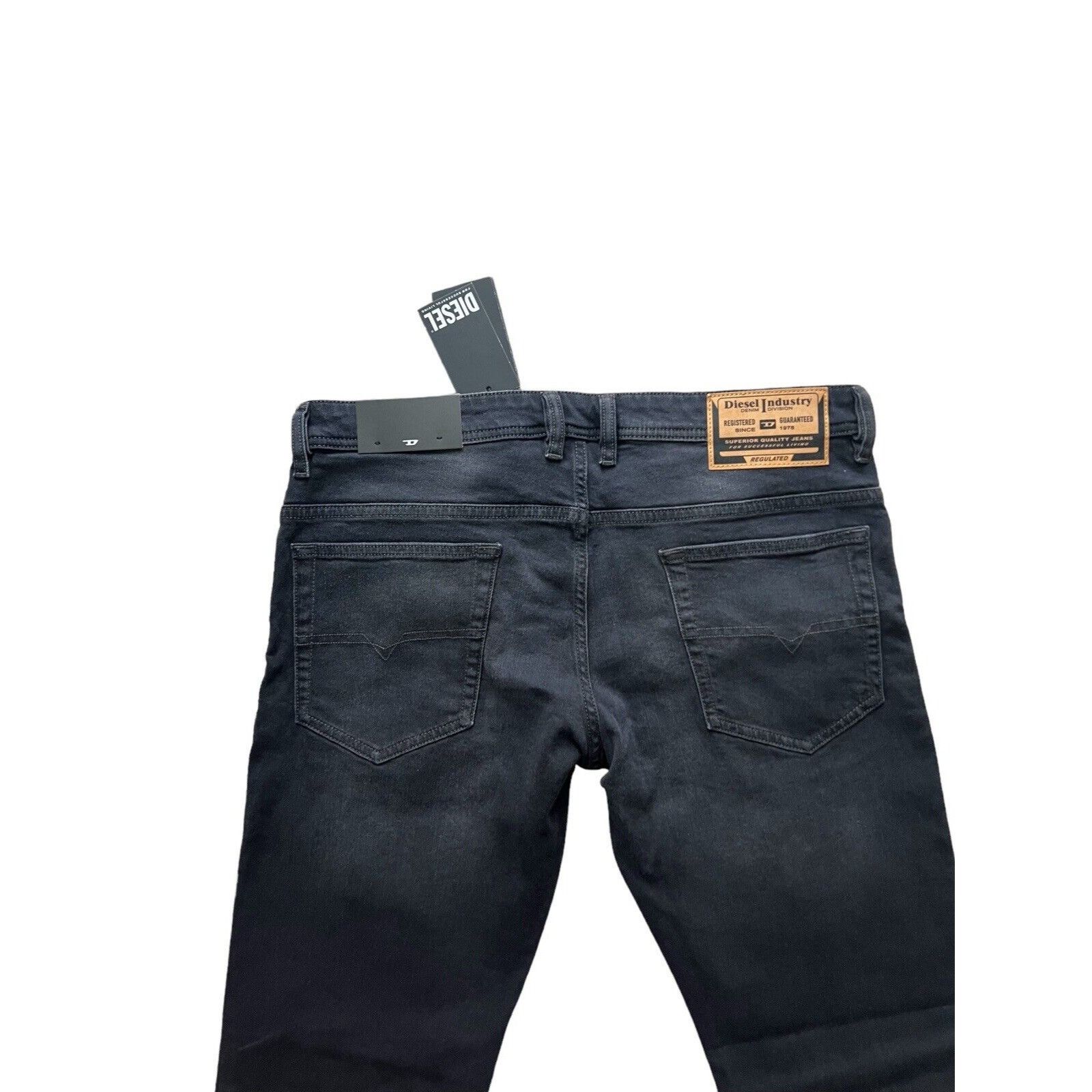Diesel Diesel Mens Safado Straight Fit Jeans RM064 Black Size 34/32 Size US 34 / EU 50 - 4 Thumbnail