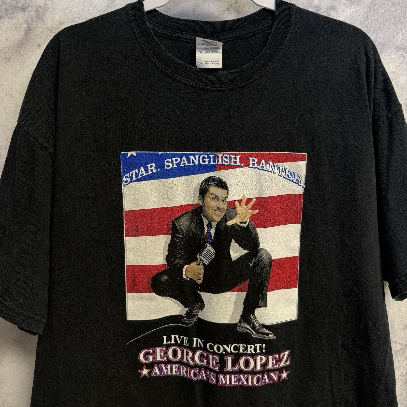 Vintage Vintage George Lopez 2008 North American Tour T Shirt XL Size US XL / EU 56 / 4 - 1 Thumbnail