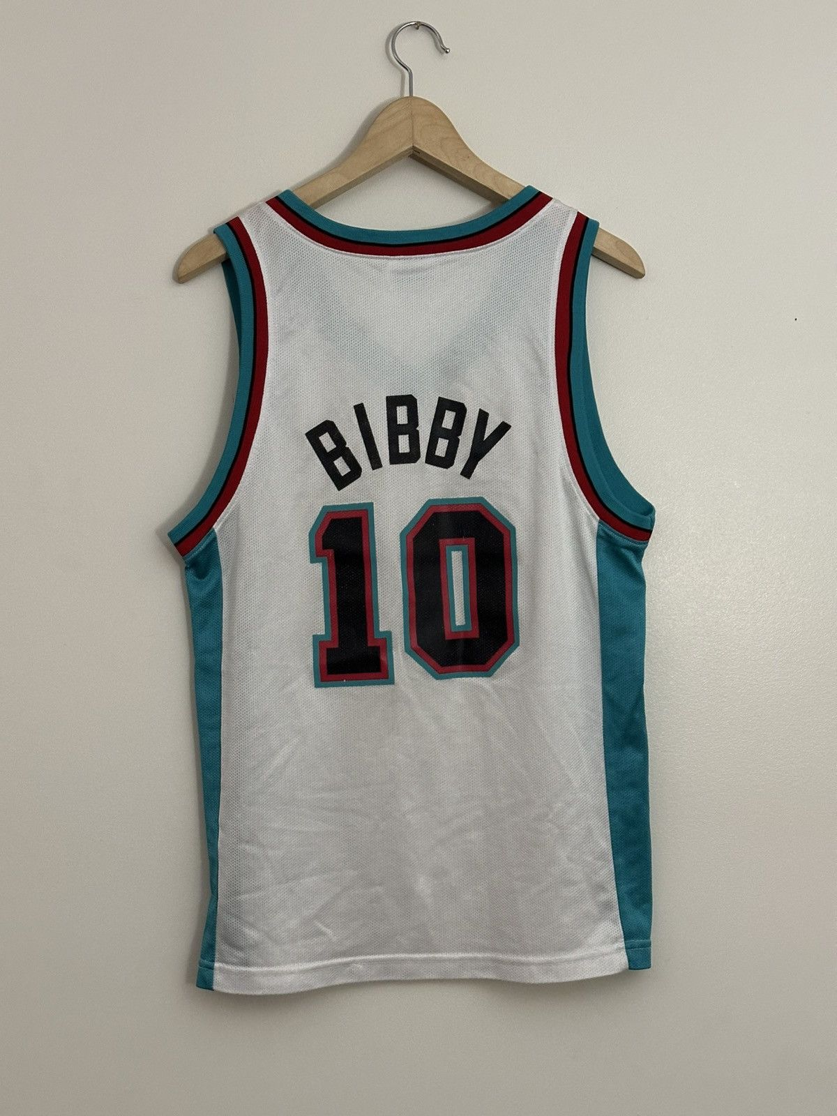 Champion Vintage 90s Mike Bibby Vancouver Grizzlies Champion Jersey M Size US M / EU 48-50 / 2 - 7 Thumbnail