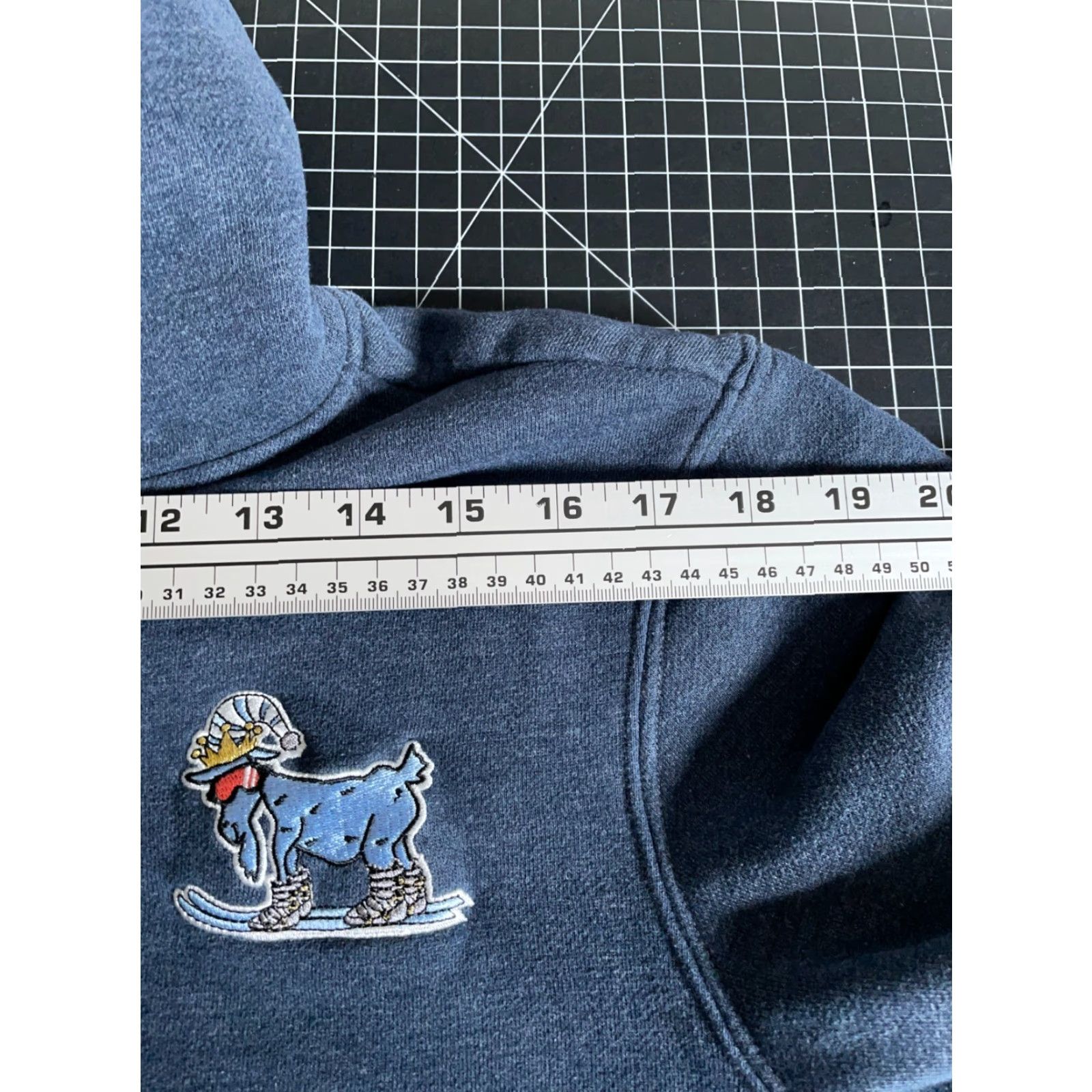 Vintage GOAT USA Hoodie Adult Small Blue Pullover Embroidered Mountain Club Sweatshirt Size US S / EU 44-46 / 1 - 7 Thumbnail