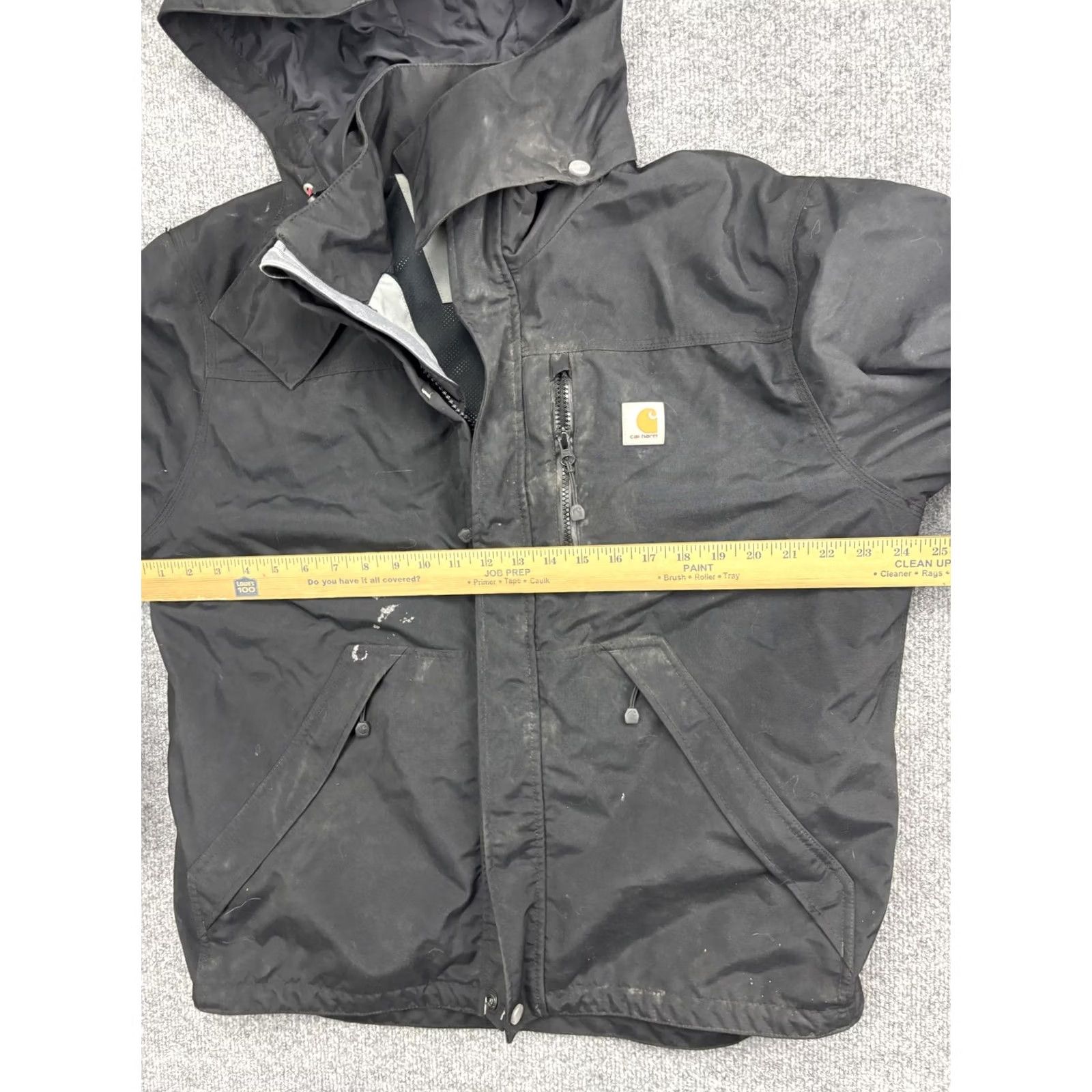 Carhartt Carhartt J162 Storm Defender Hooded Waterproof Jacket Mens Medium Black Size US M / EU 48-50 / 2 - 4 Thumbnail