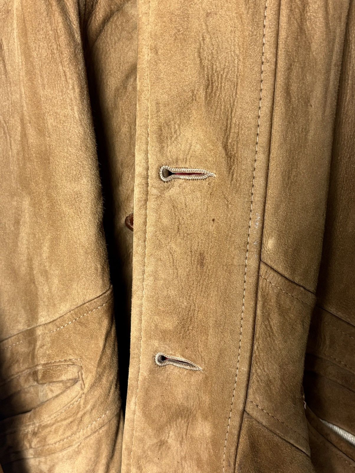 Genuine Leather Amalgamation Suede Leather Western Coat Size US L / EU 52-54 / 3 - 15 Thumbnail