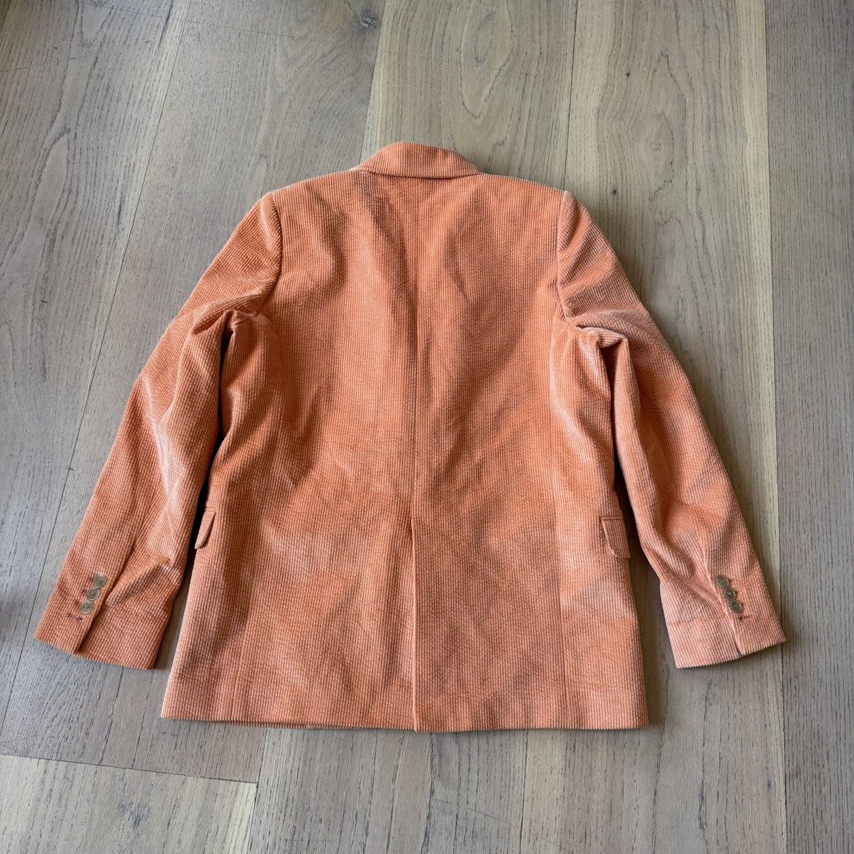 Acne Studios Acne Studios - Corduroy Suit Jacket Blazer - Peach Orange Size S / US 4 / IT 40 - 5 Thumbnail
