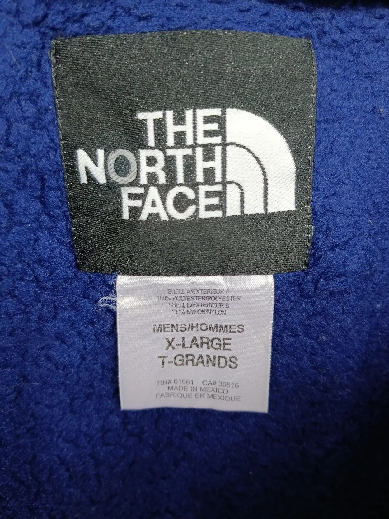 The North Face North Face Two Tone Fleece Jacket Size US XL / EU 56 / 4 - 9 Thumbnail