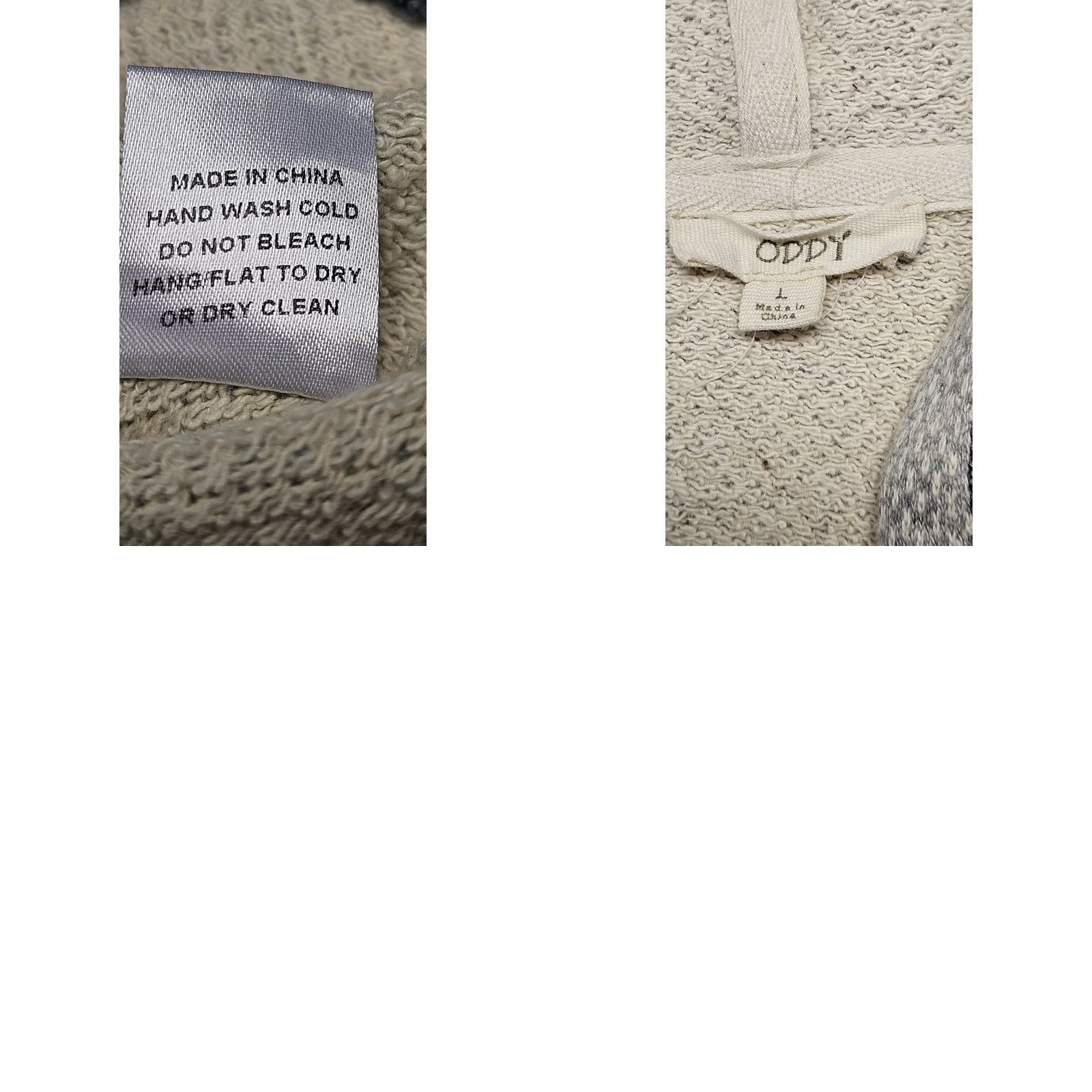 Vintage ODDY Boho Women’s Hooded Sleeveless Vest Full Zip Crochet Lace Trim Ruffle Hem Ivory L Womens Activewear Hoodie Shirt (Vest) Size L / US 10 / IT 46 - 8 Thumbnail