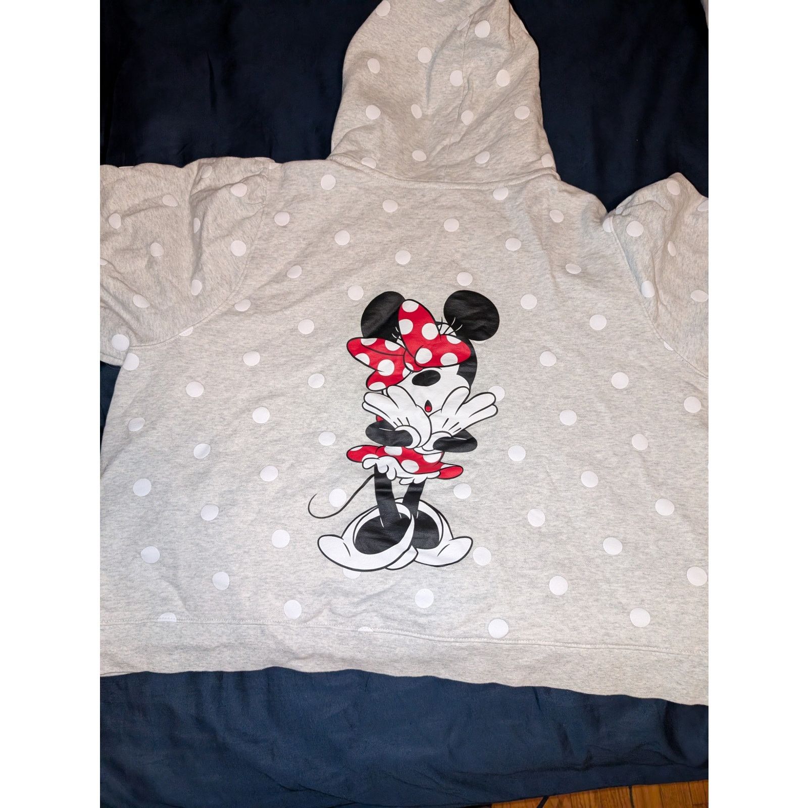 Disney NWOT Disney Minnie Mouse Hoodie Size 3XL Polka Dots Women's Size 3XL / US 20-22 - 3 Thumbnail