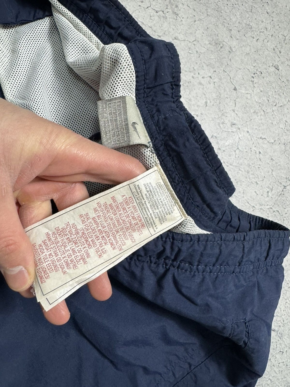 Nike × Vintage Vintage Nike Drill Shorts Nylon Y2K Swoosh Size US 34 / EU 50 - 6 Thumbnail