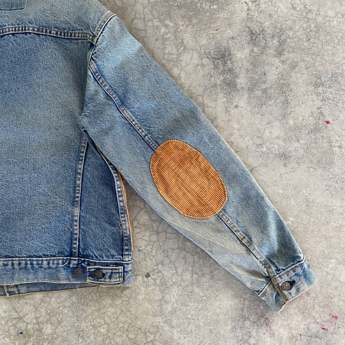 Sonic Lab 80’s Levis X Sonic Lab Reconstructed Panel Trucker Jacket Size US M / EU 48-50 / 2 - 20 Thumbnail
