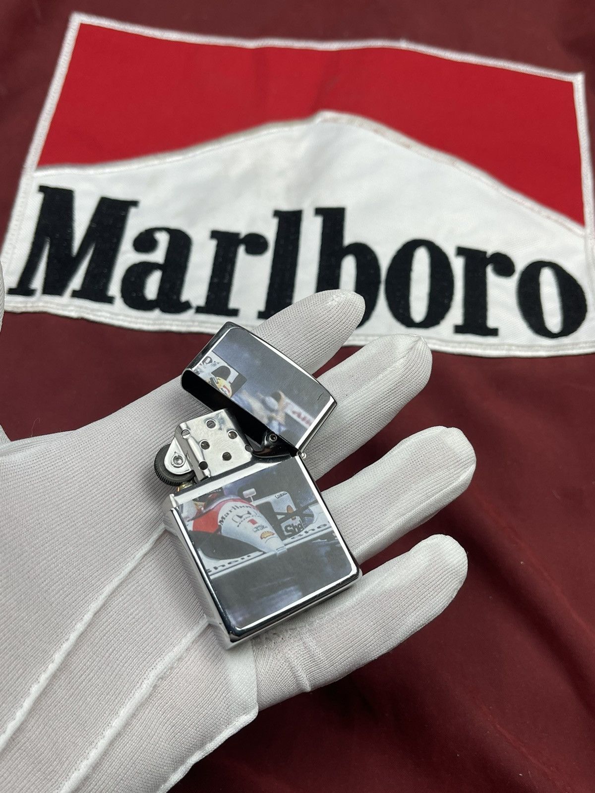 Vintage Lighter WORK 00s racing cars moto two sided Size ONE SIZE - 3 Thumbnail