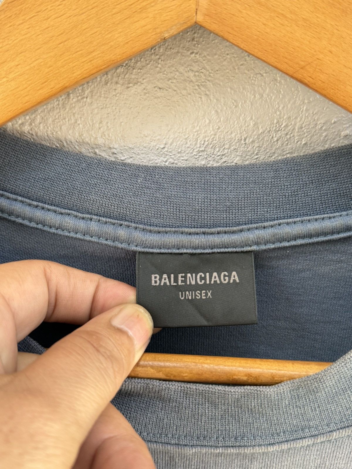 Balenciaga Thrashed design Balenciaga Paris 2024 Oversize Sun Faded Tee Size US XL / EU 56 / 4 - 7 Thumbnail