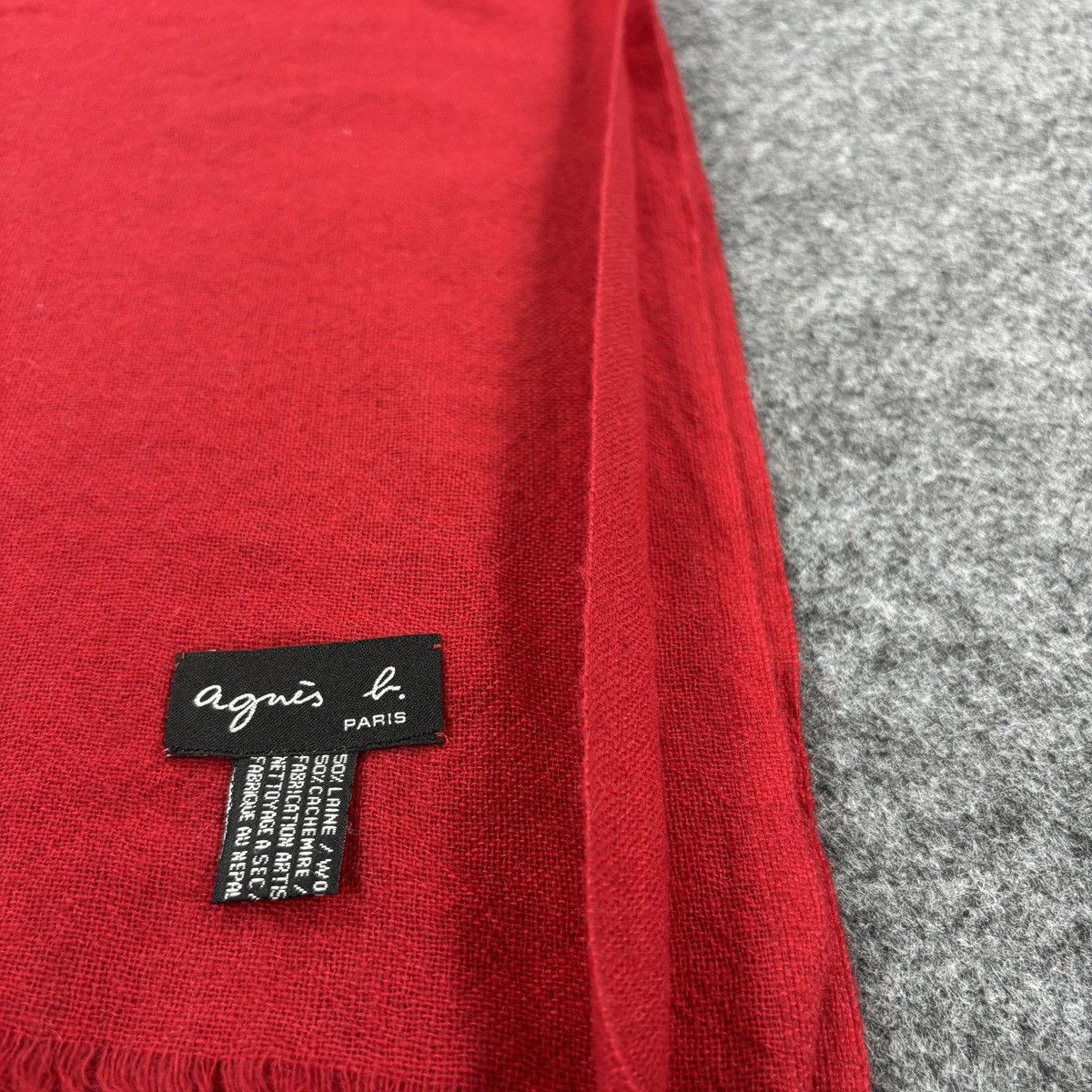 Vintage × agnes b. Agnes B Scarf # D796 # Muffler # Neckwear Size ONE SIZE - 3 Thumbnail