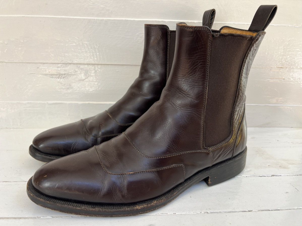 Gucci Gucci Men Brown Leather Boots Size 39.5 E |US 6.5| UK 5.5 Size US 6.5 / EU 39-40 - 1 Thumbnail