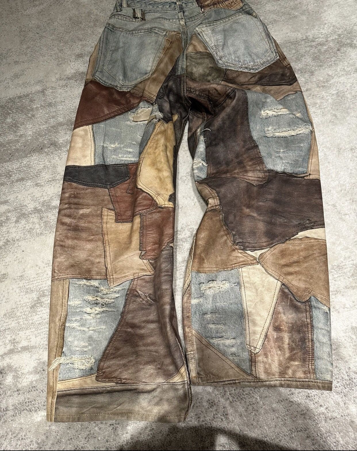 Acne Studios Acne studios Vintage mud dyed patchwork jeans 2412-Nextarrow Size US 44 / EU 60 - 3 Thumbnail