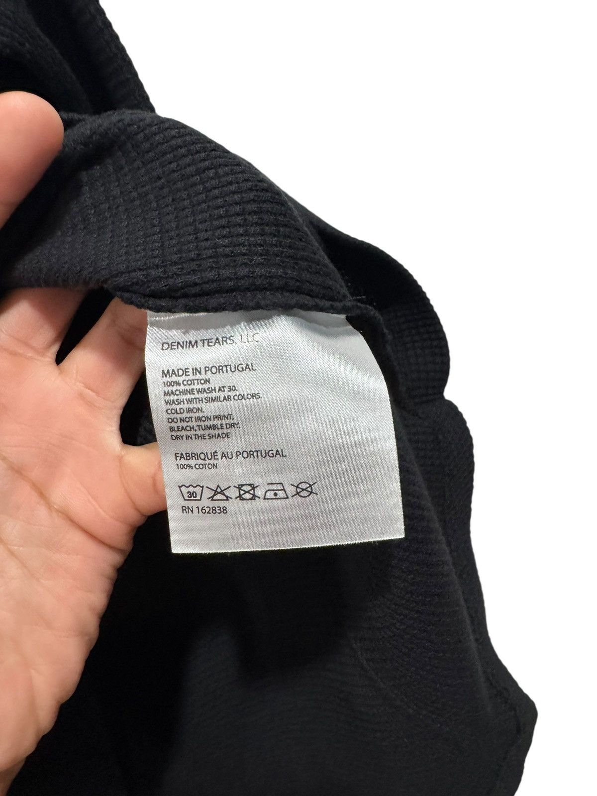 DENIM TEARS Denim Tears Cherub Long Sleeve Thermal Black Size US S / EU 44-46 / 1 - 6 Thumbnail