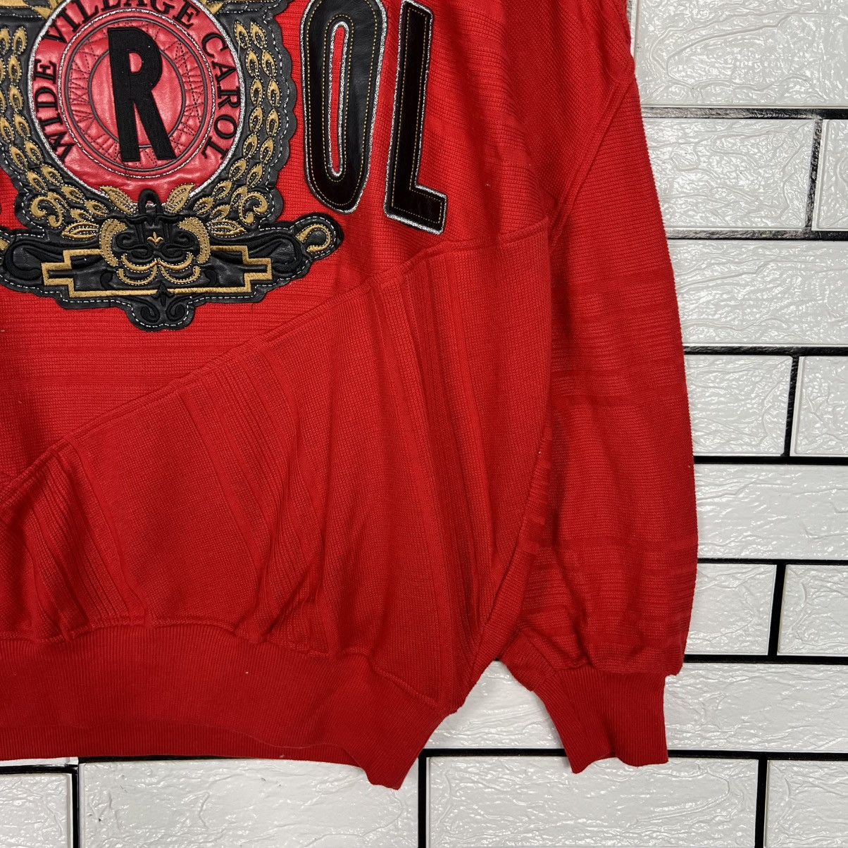 Vintage Wide Village CAROL Big Logo Crewneck Sweatshirt #4043-C184 Size US L / EU 52-54 / 3 - 7 Thumbnail