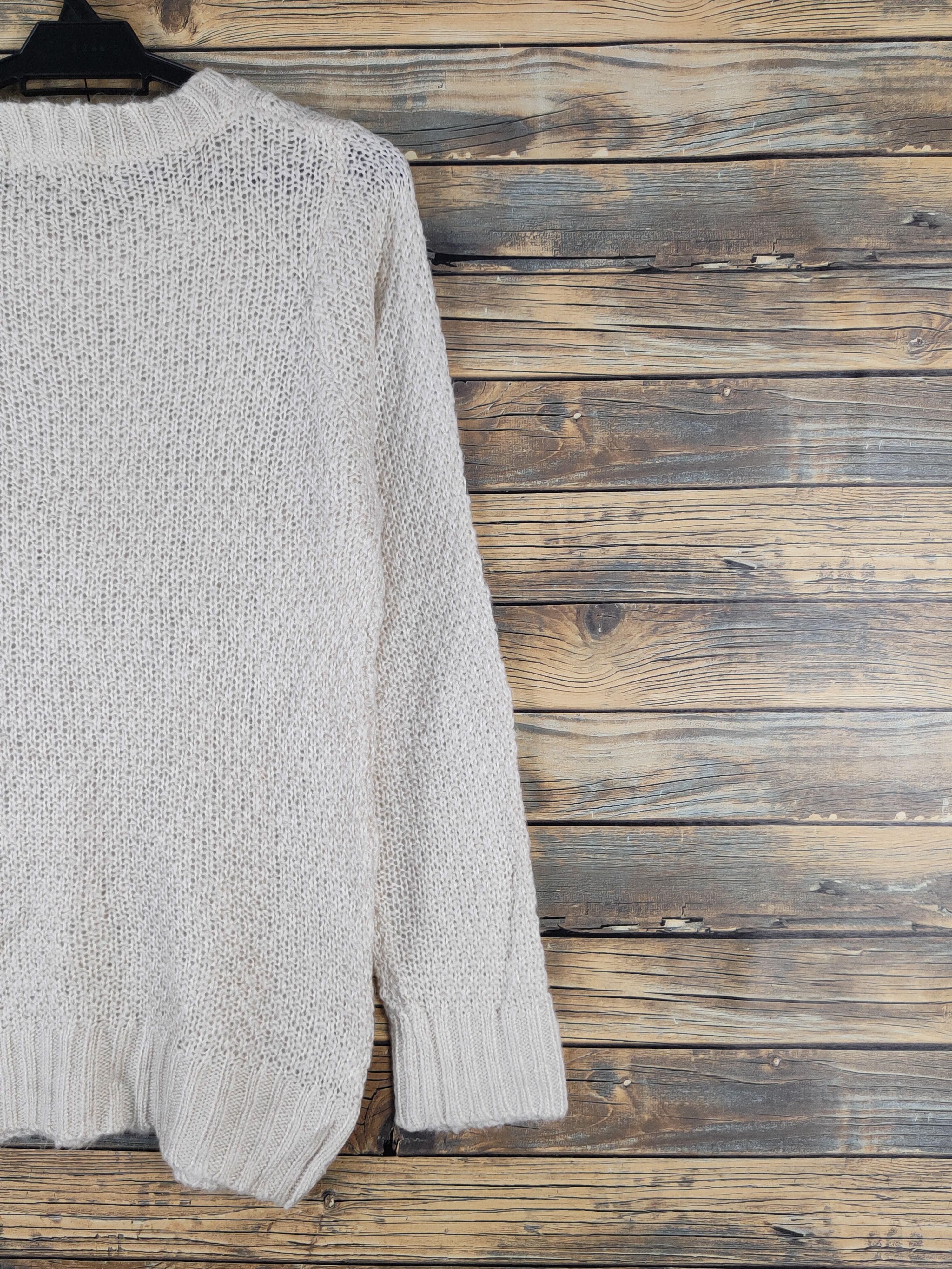 Vintage Flourish Ivory Knitwear Sweatshirts #W2111 Size M / US 6-8 / IT 42-44 - 9 Thumbnail