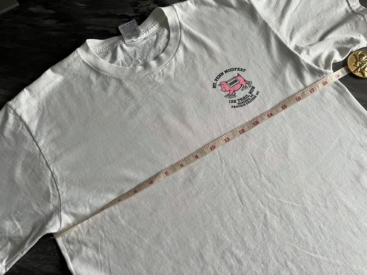 Vintage Vintage : MT.PENN MUDFEST 15k Trail Run Piggy Pagoda Size US M / EU 48-50 / 2 - 8 Thumbnail