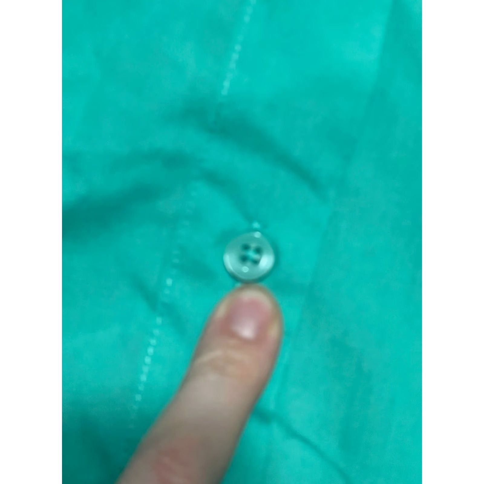 Vintage BocaBay Shirt Womens XX Teal Button Up Open Slit Sleeves Casual Modern Fall Spring Summer Size XXL / US 16-18 / IT 52-54 - 5 Thumbnail