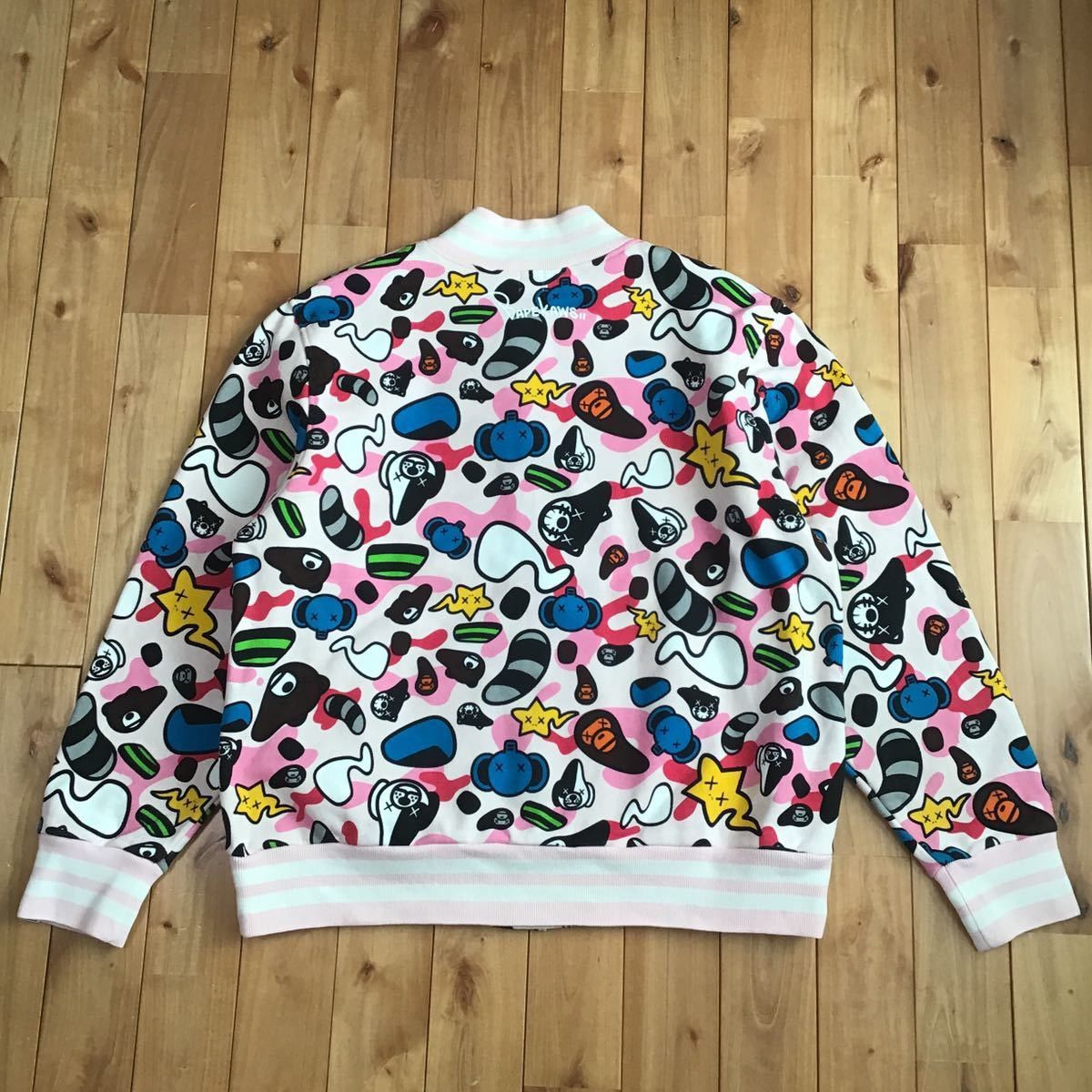 Bape × Kaws × Nigo BAPE × KAWS Milo Animal Kingdom sweat varsity jacket ape Size US L / EU 52-54 / 3 - 3 Thumbnail
