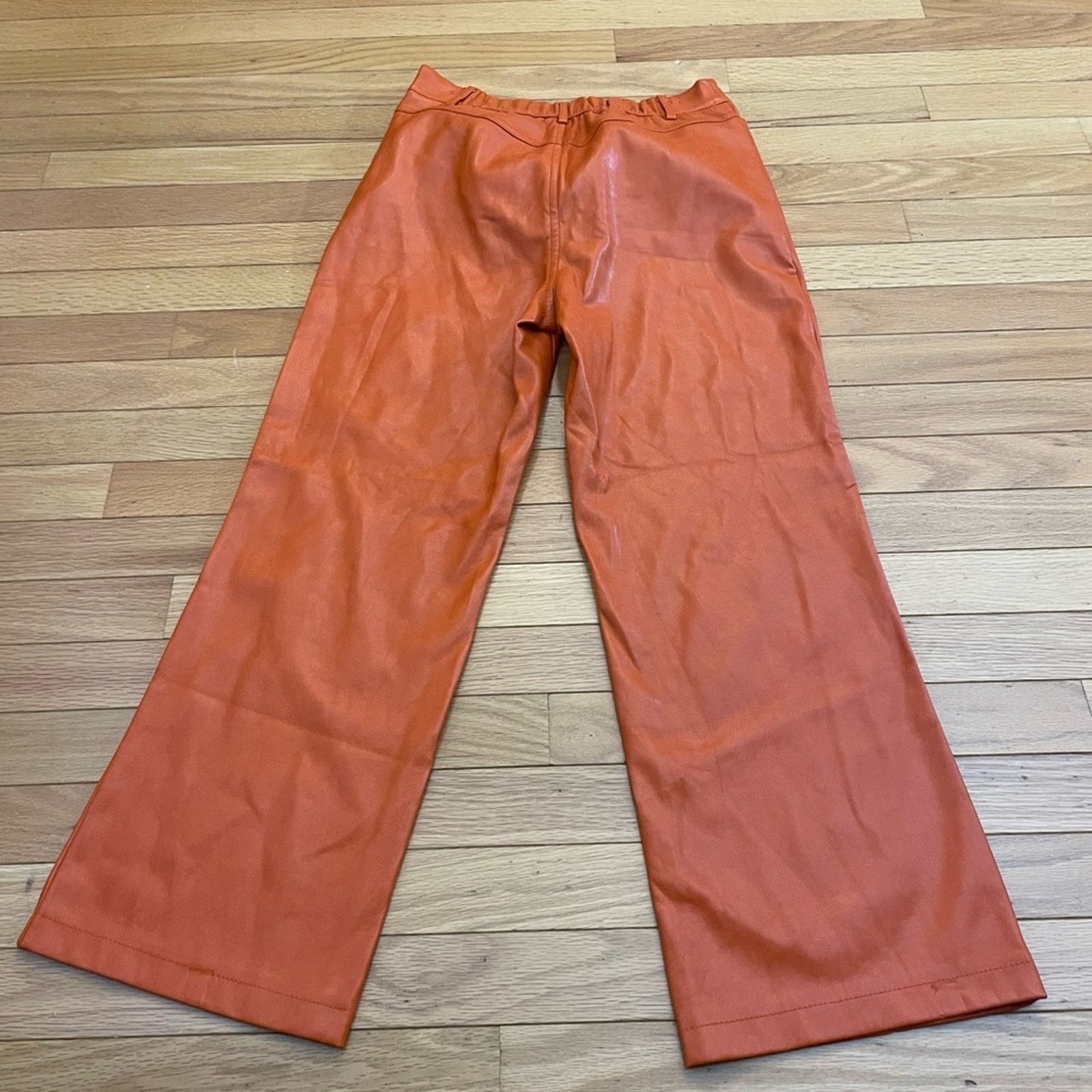 & Other Stories Avec Les Filles Orange Flare Pants Size 27" / US 4 / IT 40 - 2 Thumbnail