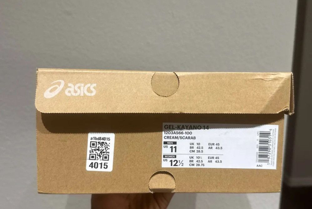 Asics × Kith Kith Asics Gel-Kayano 14 Cream/Scarab Size US 11 / EU 44 - 7 Thumbnail
