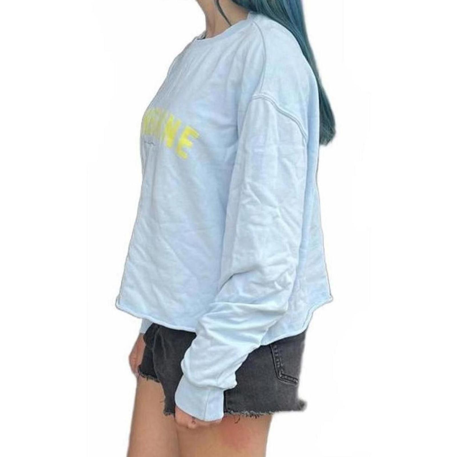 Spiritual Gangster Spiritual Gangster Cropped "Sunshine" Crewneck Sweatshirt Size S / US 4 / IT 40 - 3 Thumbnail