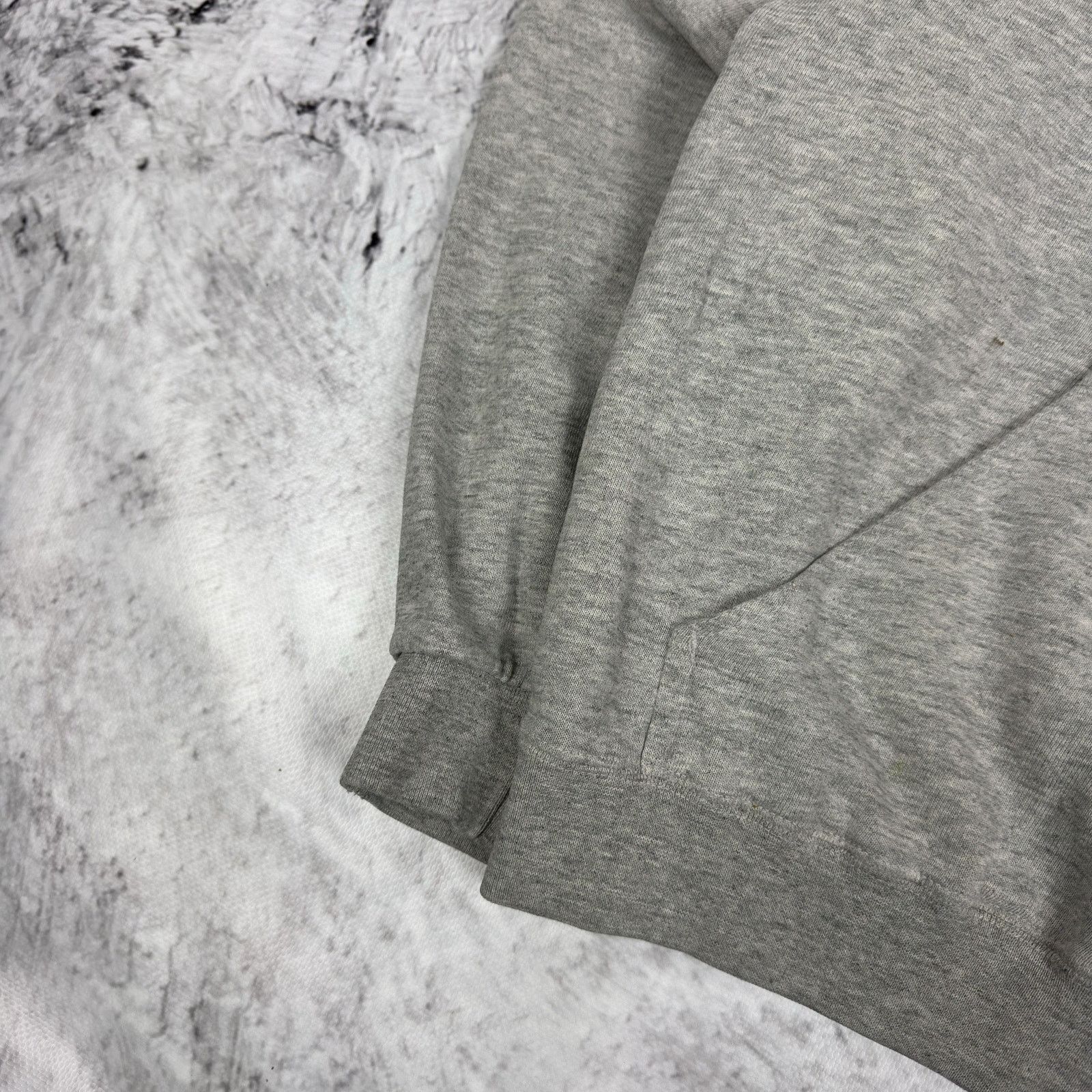 Nike Nike Men's Heather Gray Solo Swoosh Pullover Hoodie Small Size US S / EU 44-46 / 1 - 5 Thumbnail