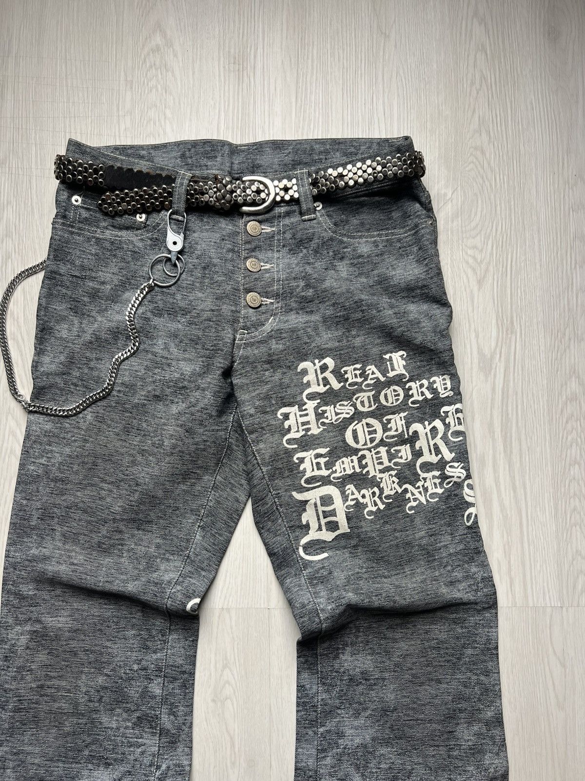 Tornado Mart Tornado Mart Poem Flared Pants Lgb If Six Was Nine Style Size US 31 - 4 Thumbnail