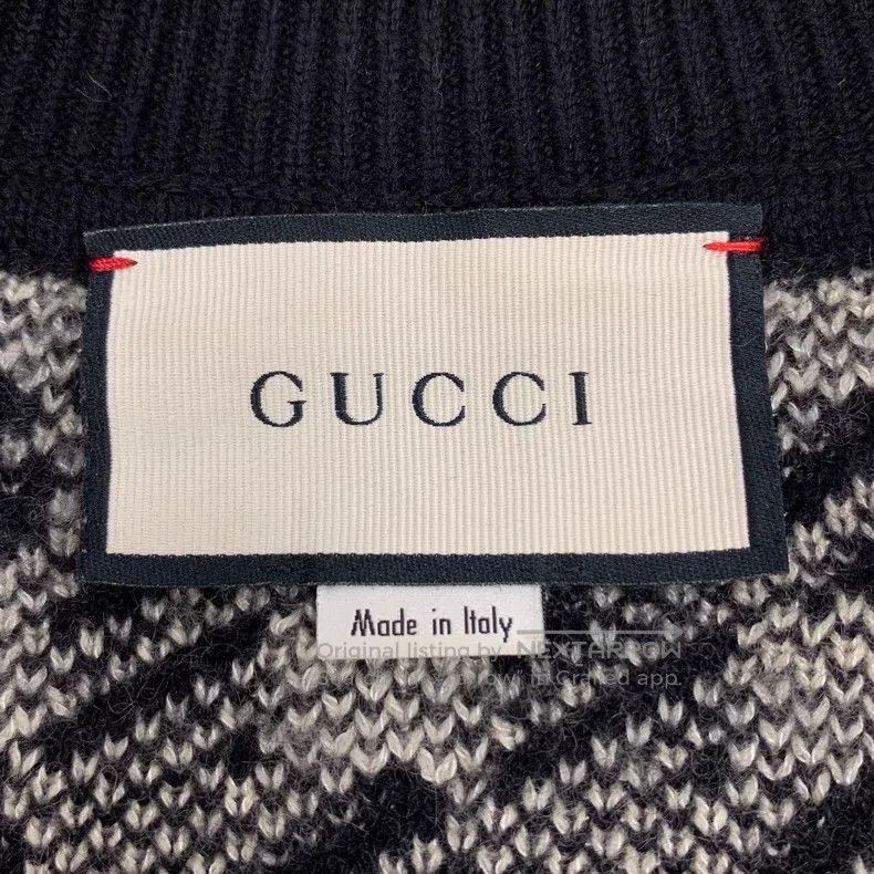 Gucci Gucci Colour-blocked check cashmere knitted zipper jacket Size XS / US 0-2 / IT 36-38 - 5 Thumbnail