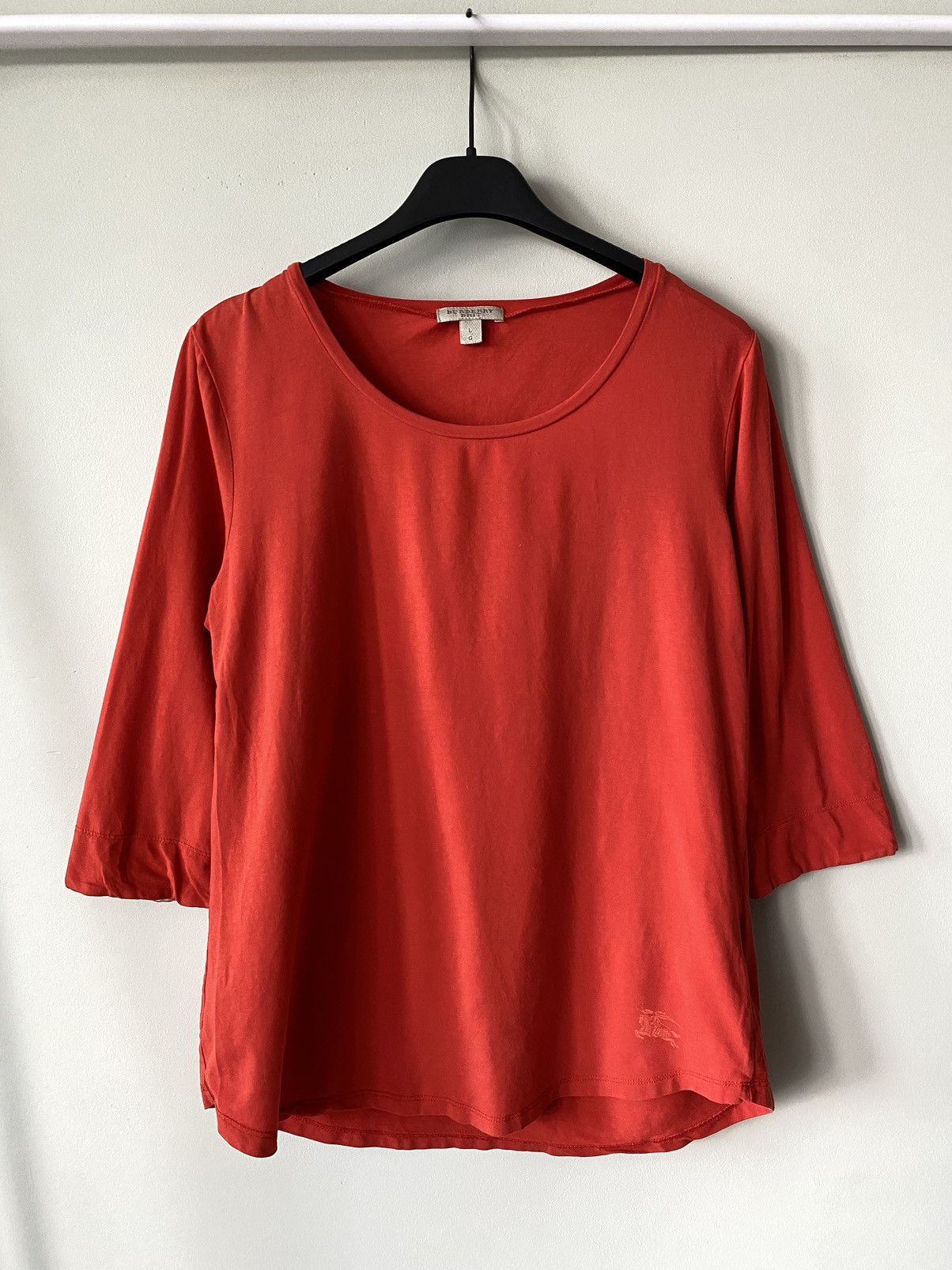 Burberry Burberry Brit nova check logo ls blouses t shirt Size L / US 10 / IT 46 - 2 Thumbnail