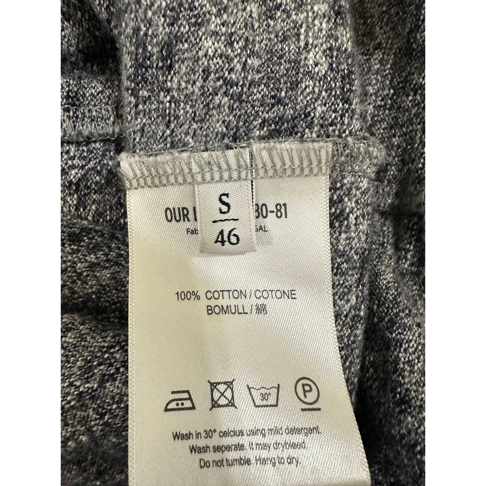 Our Legacy Our Legacy Blue Gray Marled Long Sleeve Crew Tee Shirt S Size US S / EU 44-46 / 1 - 4 Thumbnail